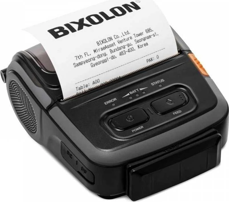 Spausdintuvas Bixolon SPP-R310PLUS SU NUOSEKLIUOJU USB WLAN - 100 MM/SEC 203 DPI LIČIO JONŲ 2600 mAh