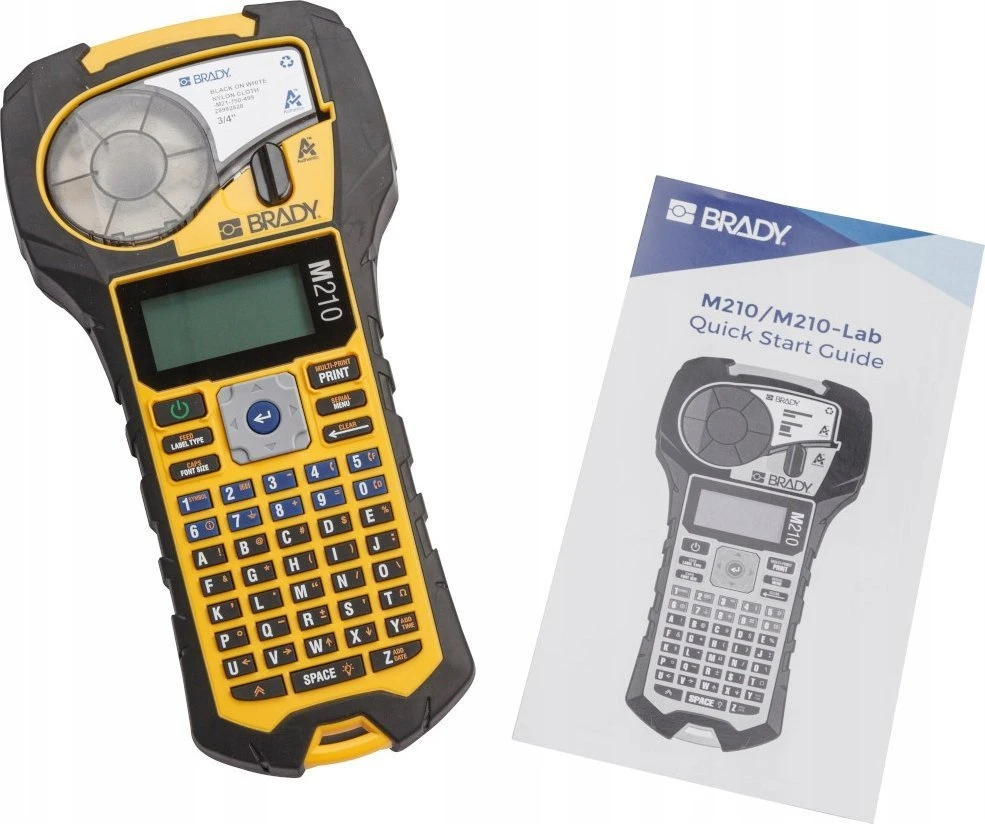 Spausdintuvas Brady M210, terminio perdavimo, 203 x 203 DPI, 10 mm/sek., belaidis, integruota baterija, ličio jonų (Li-Ion)