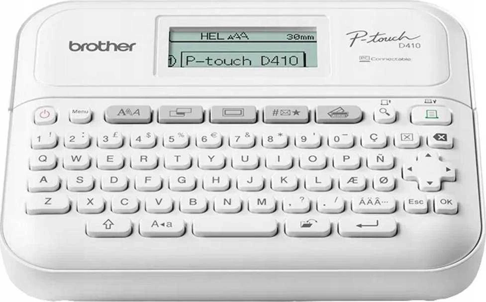 Etiketės spausdintuvas - Brother P-Touch PT-D410VP 203dpi individualių etikečių gamintojas