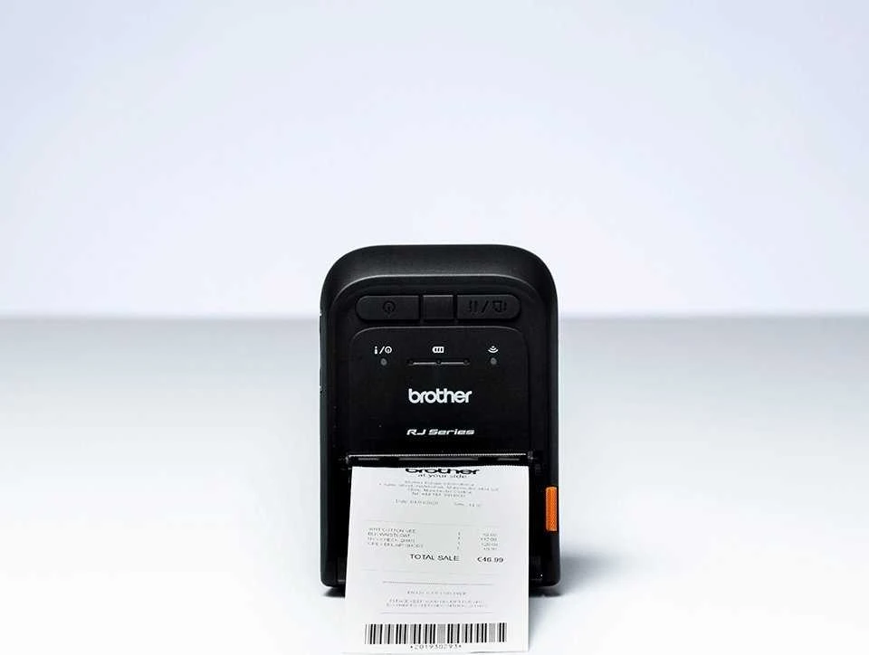 Brother RuggedJet RJ-2055WB Kvitų spausdintuvas Direct Thermal 101.6 mm/sec