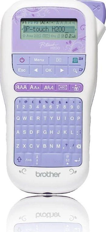 Etiketės spausdintuvas - Brother P-Touch PT-H200 Durable Label Maker, Juodas