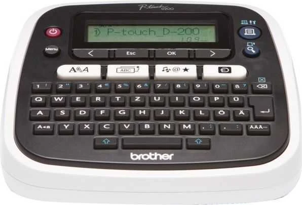 Brother P-touch D200WNVP etikečių spausdintuvas Perkėlimas terminiu būdu 180 x 180 DPI TZe QWERTY