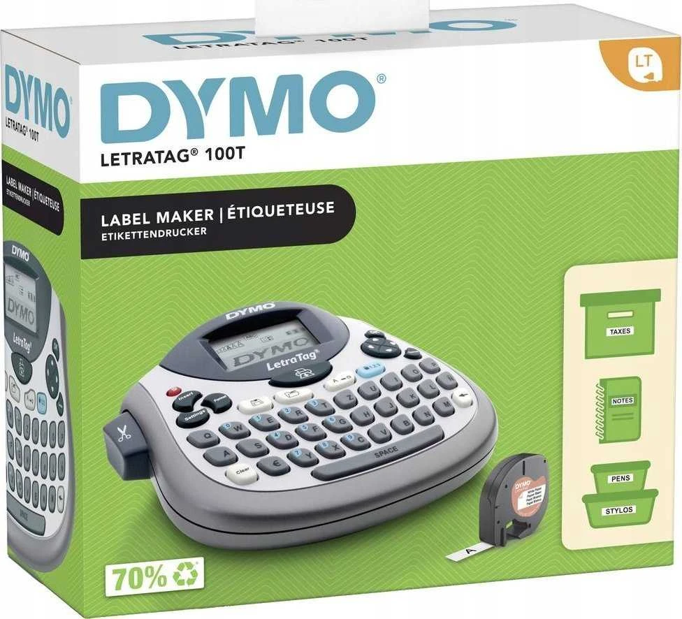 Etikečių spausdintuvas Dymo DYMO LetraTag LT-100T Tischgerät QWERTZ-Tastatur