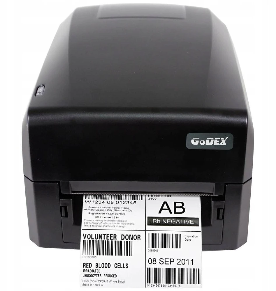 Etikečių spausdintuvas Godex Etikečių spausdintuvas GE330/termotransfer/300dpi/USB/RS232/Tinklinis