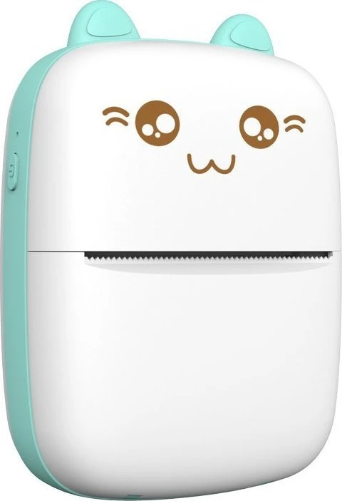 Hurtel Mini Kot termo etikečių spausdintuvas atsisiunčiamas telefonas bluetooth Fun Print mėlyna