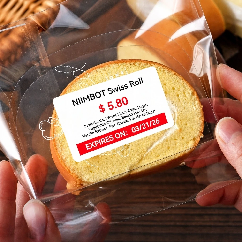 Etikečių spausdintuvas NIIMBOT B21 PRO raudona