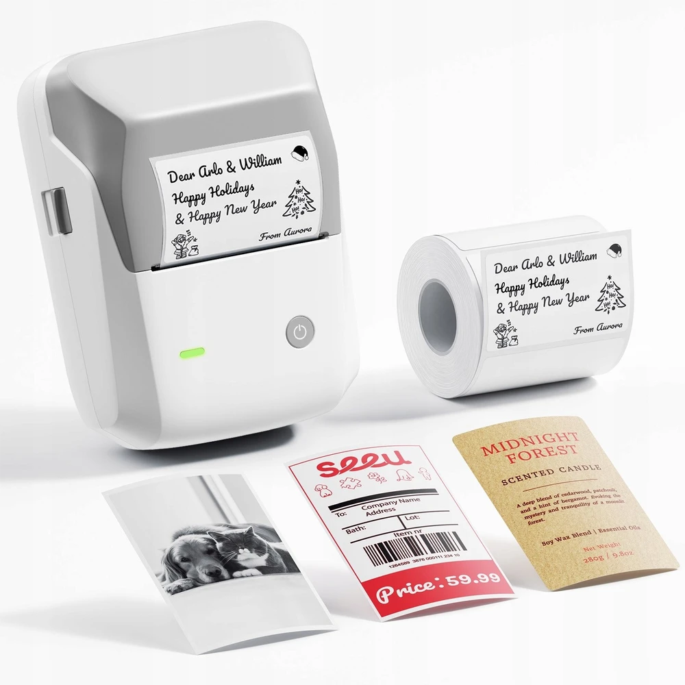 Etikečių spausdintuvas Niimbot Termiczna etikečių samoprzylepnych B1 Pro 300 DPI Bluetooth