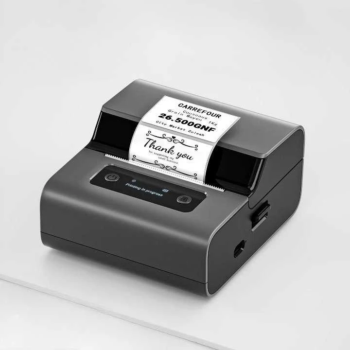 Etikečių spausdintuvas Phomemo Phomemo spausdintuvas Termiczna Etykiet Bluetooth Ios Android Printmaster / M221 / Juodas