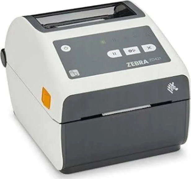 Zebra ZD421T, Terminio pernešimo spausdintuvas, 203 x 203 DPI, 102 mm/sek., Laidinis ir belaidis, Pilka, Balta