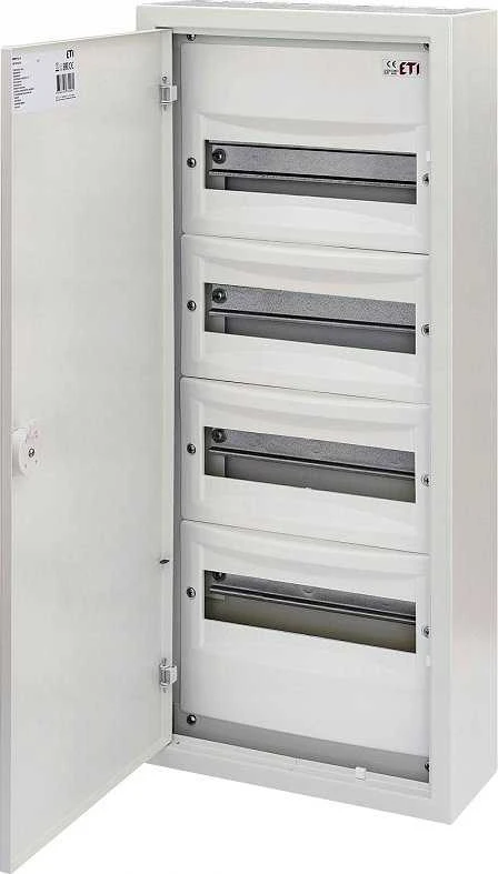 Etipo Paviršinis skirstomasis įrenginys 4x12 IP30 ETI Polam WRP12-4 001101378 metalas baltas