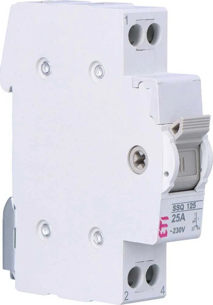 Etipo trijų polių jungiklis SSQ 125 1P 25A Eti Polam 760612103/002421414