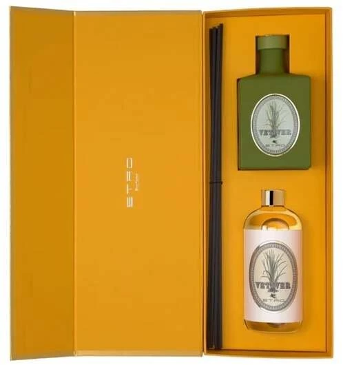 Etro Vetiver Aroma Reed Diffuser namų kvapas su lazdelėmis, 500 ml