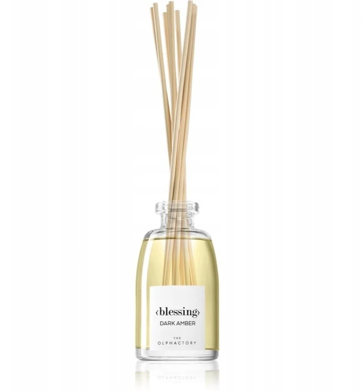 The Olphactory Blessing Dark Amber Fragrance Sticks Aroma Reed Diffuser, 250 ml