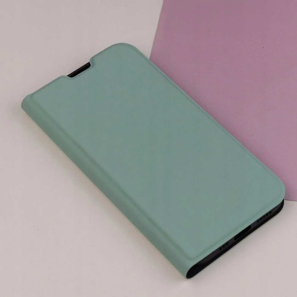 Etteri Apsauginis minkštas dėklas knygutė iPhone 16 Plus 6,7 šviesiai žalias