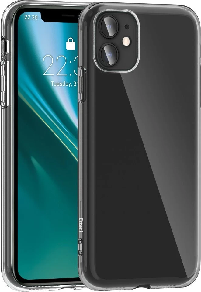 Dėklas Etteri „Telforceone Aftermarket Clear Apple iPhone 11“.