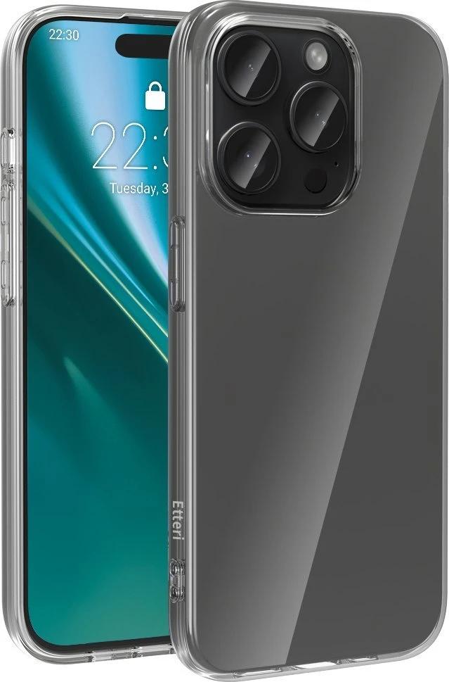 Dėklas Telforceone Etteri Clear Apple iPhone 15 Pro Max 6,7"