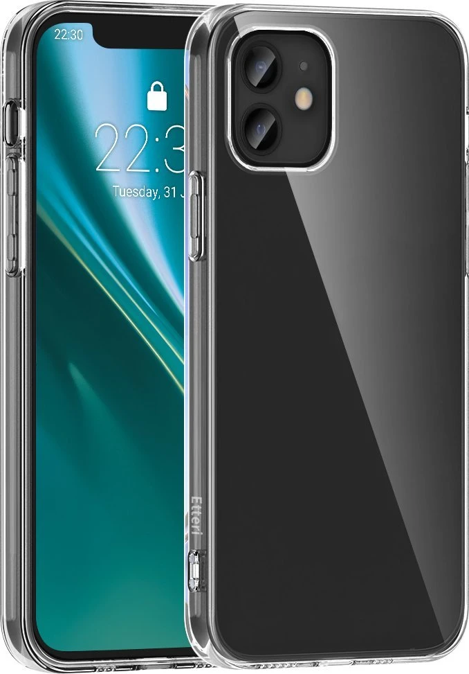 Dėklas Etteri Telforceone Aftermarket Clear Apple iPhone 12 / 12 Pro 6.1"