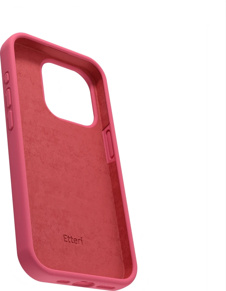 Etteri silikoninis dėklas, skirtas Xiaomi Redmi Note 13 5G, aviečių spalvos