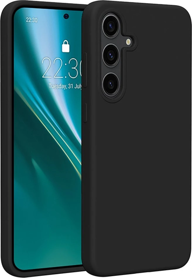 Etteri silikoninis dėklas Samsung Galaxy S24 Plus juodas