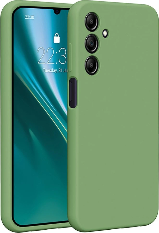 Etteri silikoninis dėklas Samsung Galaxy A25 5G (global) šviesiai žalias