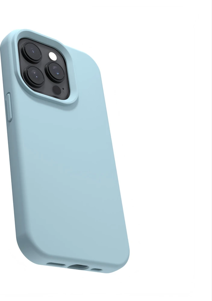Dėklas Telforceone Etteri Silicone Apple iPhone 16 Plus 6,7" žydros spalvos
