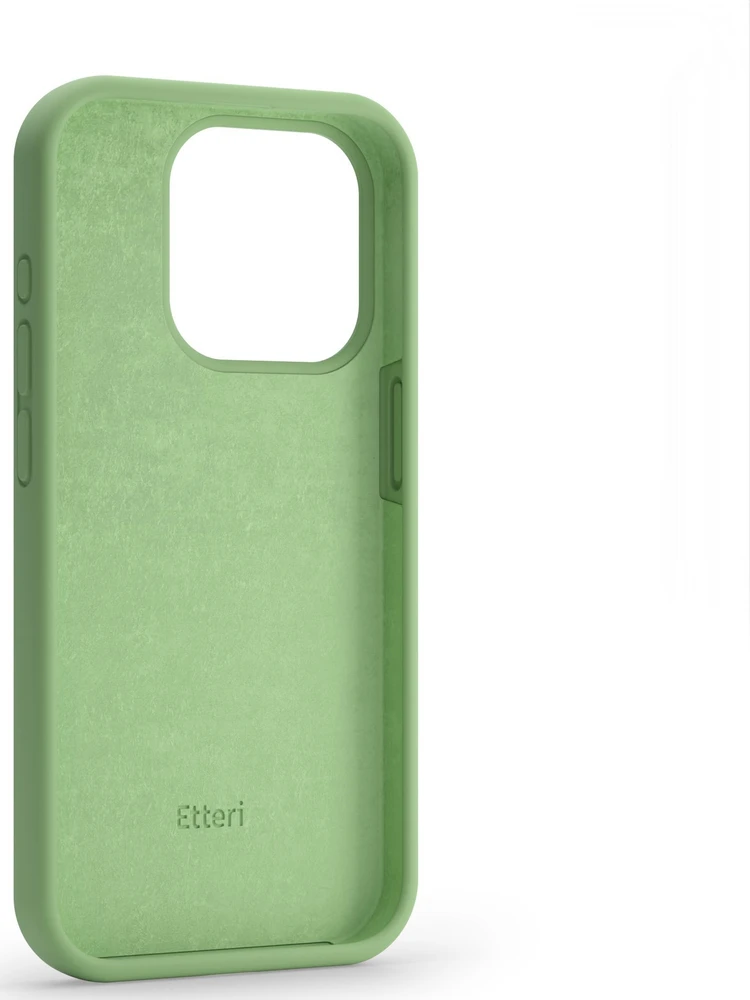 Etteri silikoninis dėklas Samsung Galaxy A14 šviesiai žalias