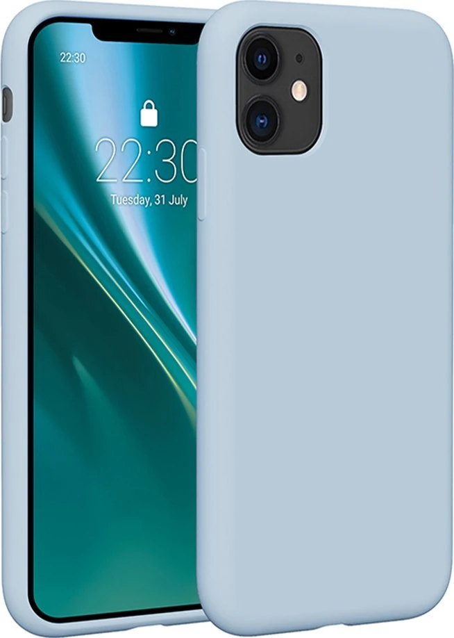Dėklas Telforceone Etteri Silicone Apple iPhone 11 žydros spalvos