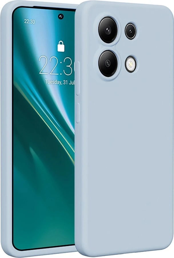 Etteri silikoninis dėklas Xiaomi Redmi Note 13 4G šviesiai mėlynas