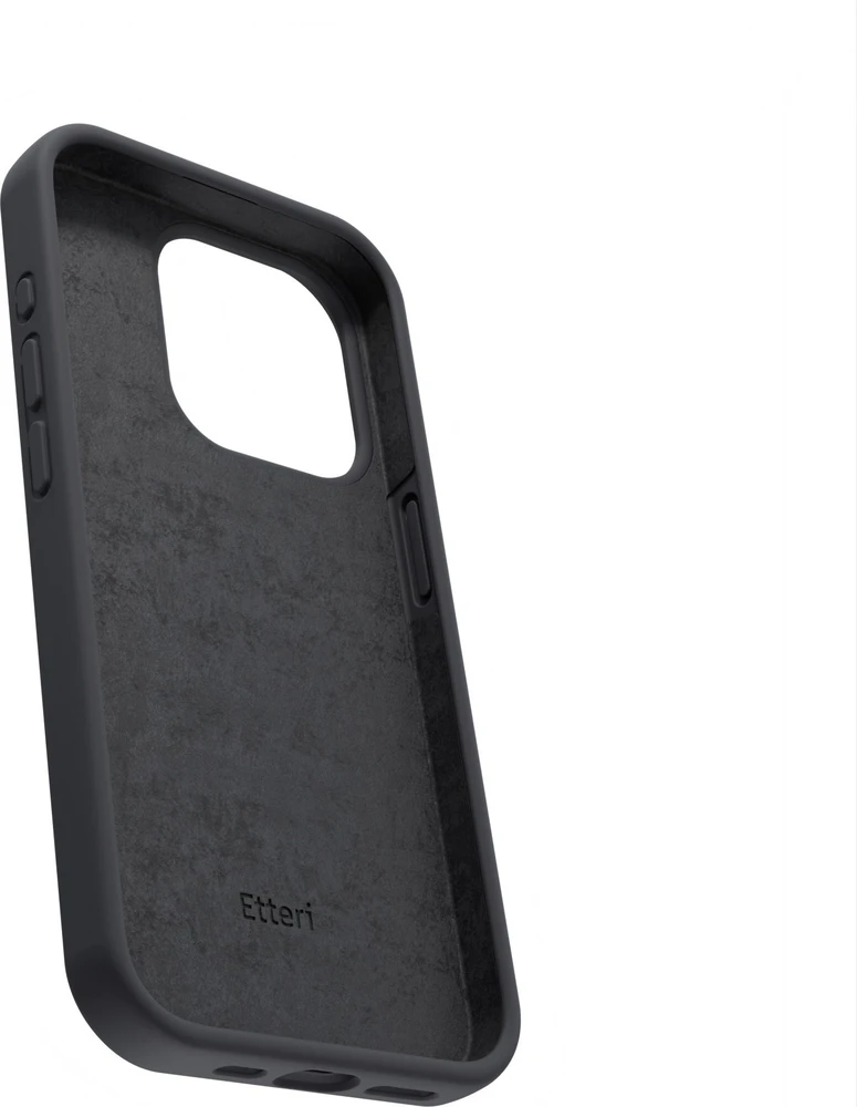 Dėklas Telforceone Etteri Silicone Apple iPhone 14 6,1" juodos spalvos