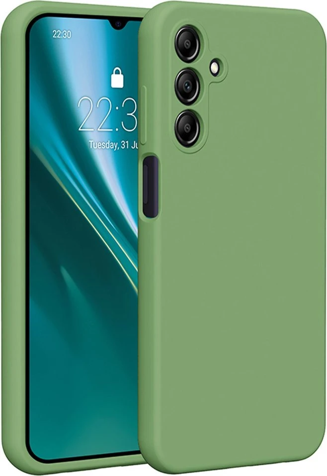 Etteri silikoninis dėklas Samsung Galaxy A15 4G / A15 5G šviesiai žalias