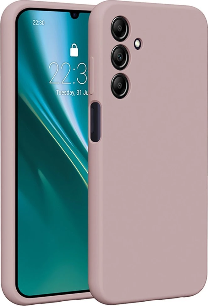 Etteri silikoninis dėklas Samsung Galaxy A25 5G (global) šviesiai rožinis