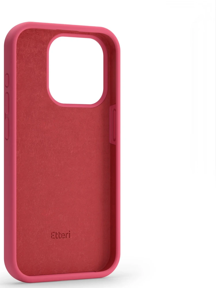 Etteri silikoninis dėklas Xiaomi Redmi Note 13 4G aviečių spalvos