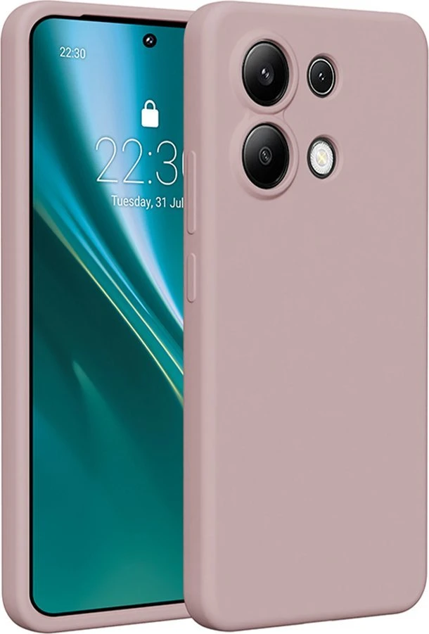 Dėklas Telforceone Etteri Silicone Xiaomi Redmi Note 13 4G rožinės spalvos
