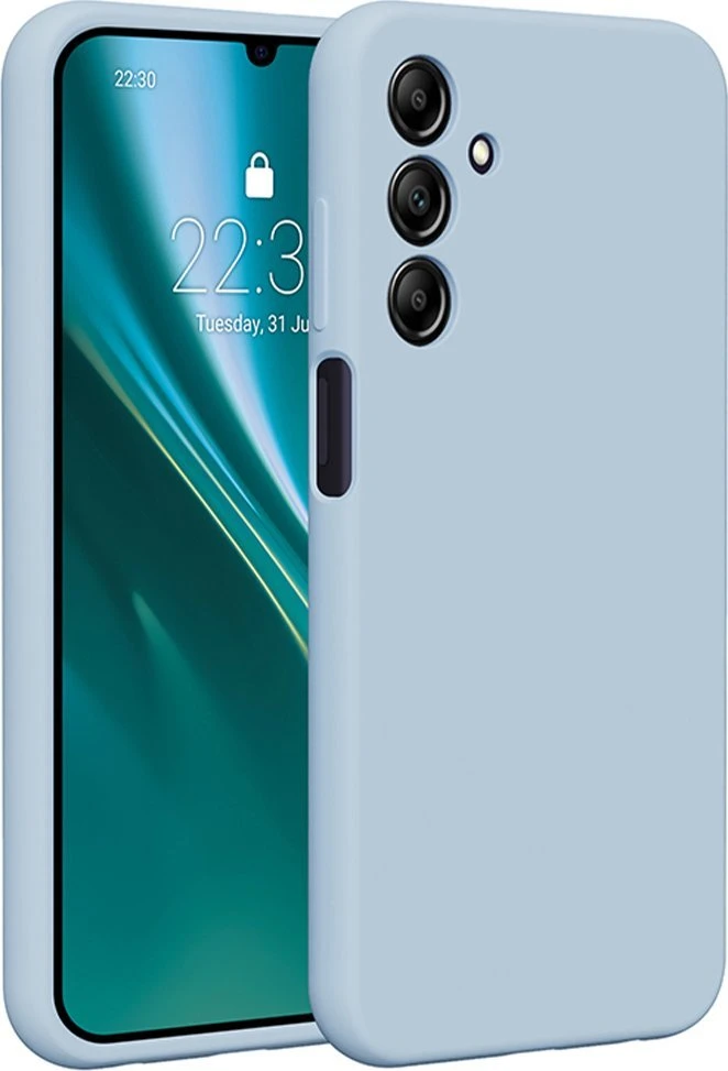 Etteri silikoninis dėklas Samsung Galaxy A25 5G (global) šviesiai mėlynas