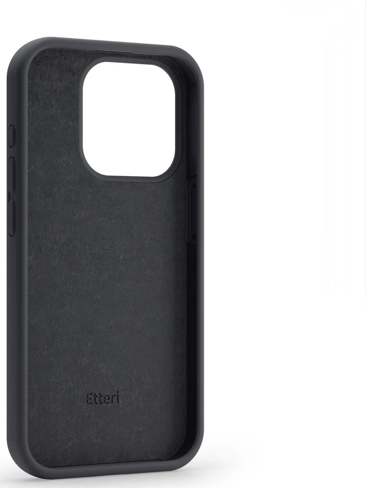 Dėklas Telforceone Etteri Silicone Apple iPhone 14 6,1" juodos spalvos