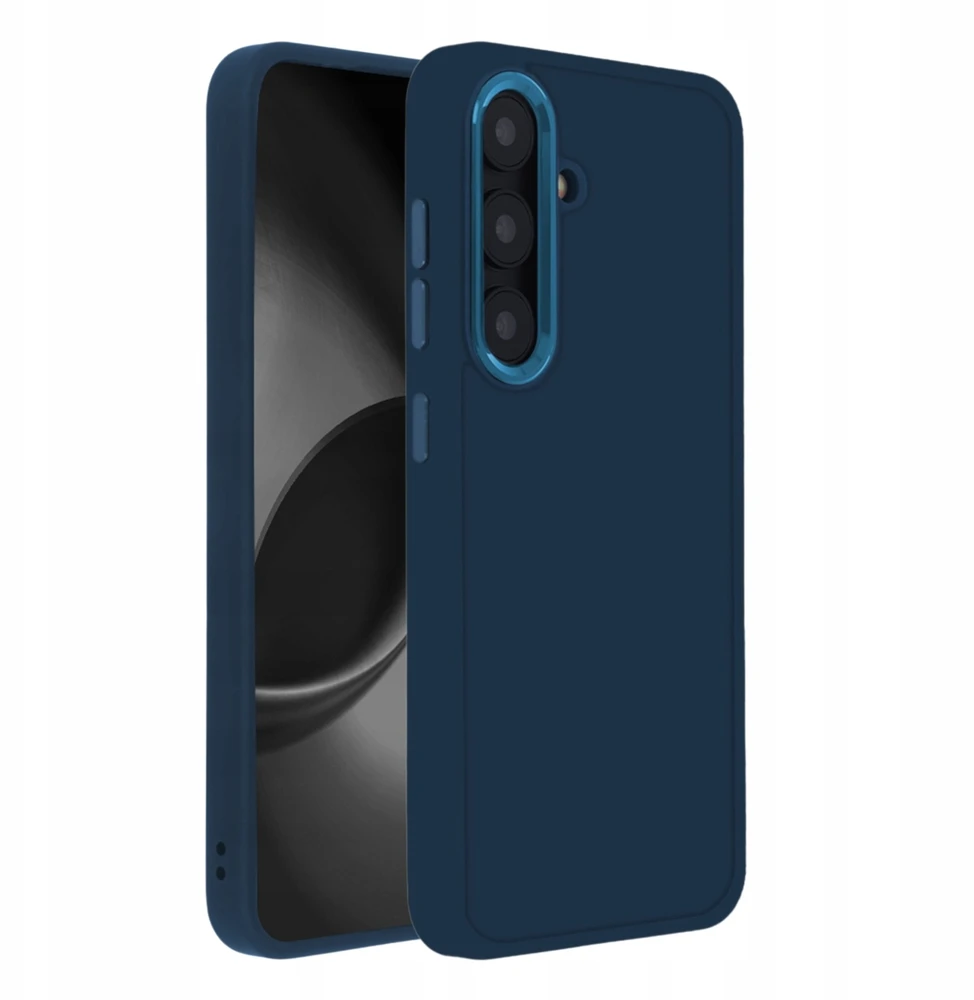 Tecto Shield Satin Touch dėklas Samsung Galaxy S24 Plus tamsiai mėlynas