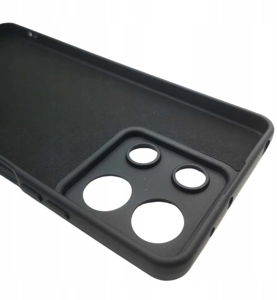 Dėklas iLike Etteri NAKŁADKA SILICON CASE DO XIAOMI REDMI 13 4G / 13 5G JUODA