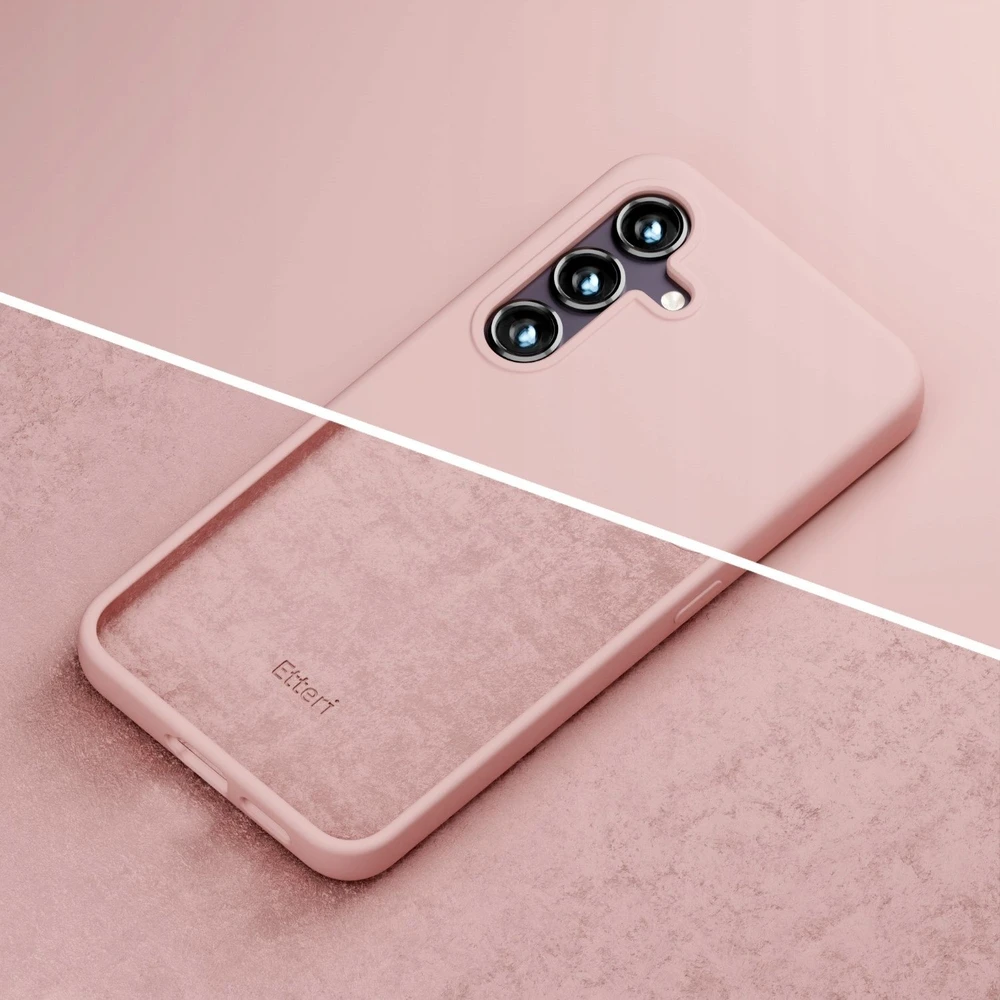Etteri silikoninis Mag dėklas Samsung Galaxy A37 5G šviesiai rožinis