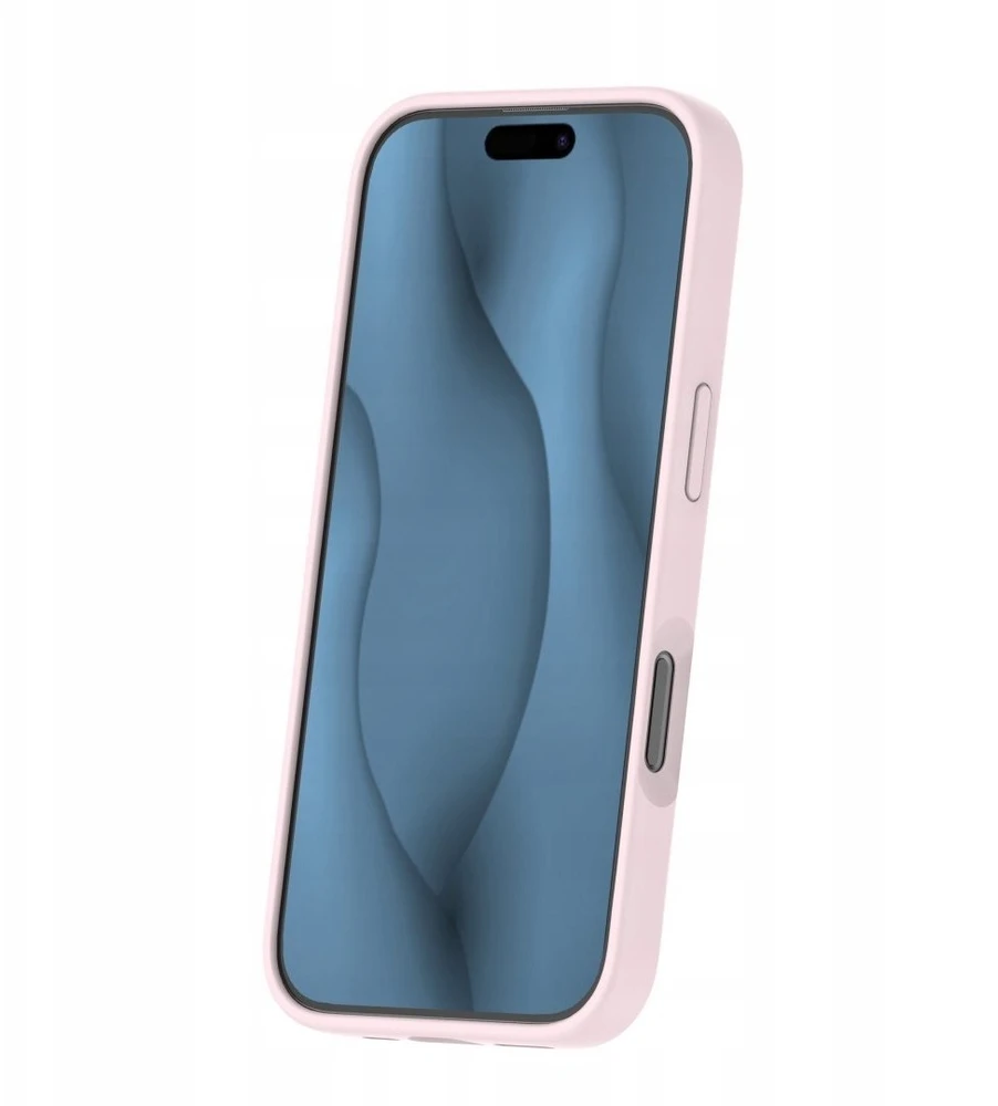 TFO „Telforceone“ plonas silikoninis dėklas, skirtas „iPhone 16 Pro 6,3“; šviesiai rožinis