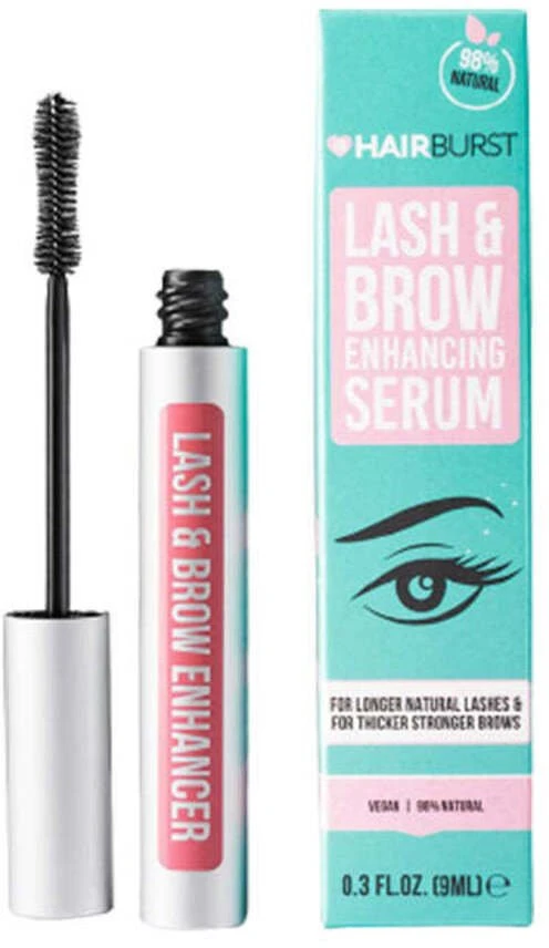 HairBurst Lash & Brow Enhancing Serum stiprinantis blakstienų ir antakių serumas, 9 ml