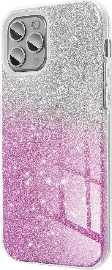 Forcell Oem SHINING Dėklas skirtas Samsung Galaxy A53 5G skaidrus rožinės spalvos