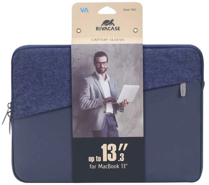 Rivacase 7903  dėklas nešiojamam kompiuteriui iki 13,3" (Mėlynas)