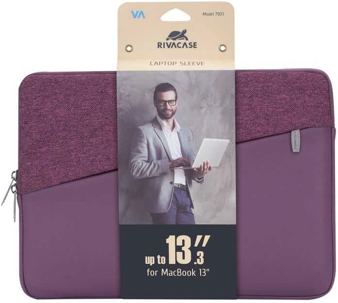 Rivacase 7903 dėklas nešiojamam kompiuteriui iki 13,3" (Raudonas)