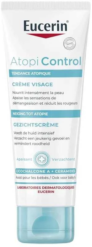 Eucerin AtopiControl Soothing Face Kreminis, 50 ml