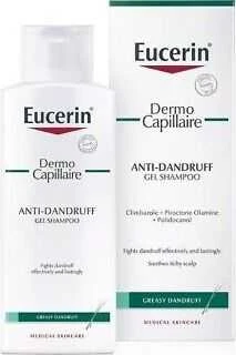 Eucerin Gelinis šampūnas nuo riebių pleiskanų DermoCapillaire 250 ml