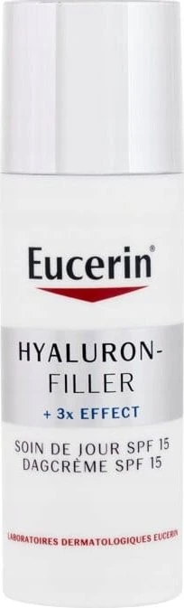 Eucerin Hyaluron-Filler + X3 Effect dieninis kremas SPF 15 dieninis kremas, 50 ml