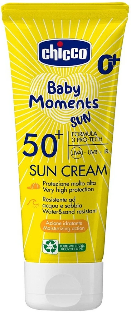 Eucerin Chicco Baby Moments apsauginis kremas nuo saulės SPF50+ 75 ml