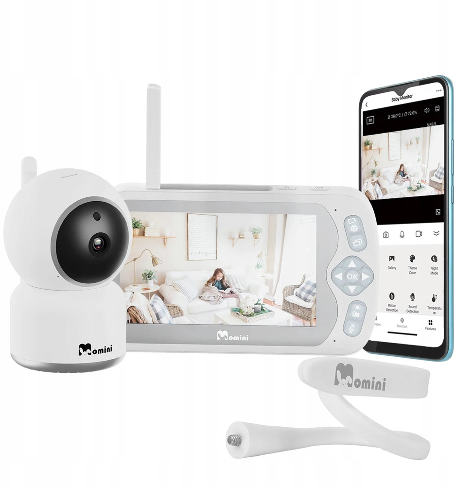 Momini BlissEye Baby monitorius-vaizdo informatorius