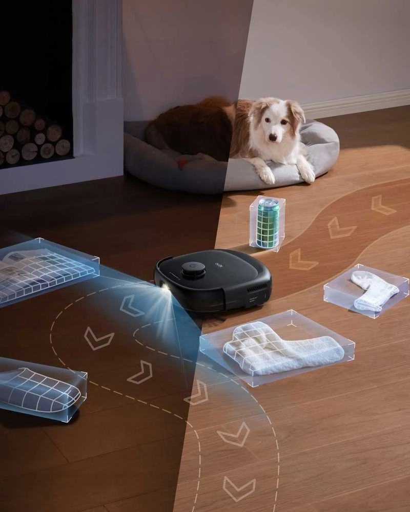 Dulkių siurblys-robotas Eufy Omni E25, Juodas