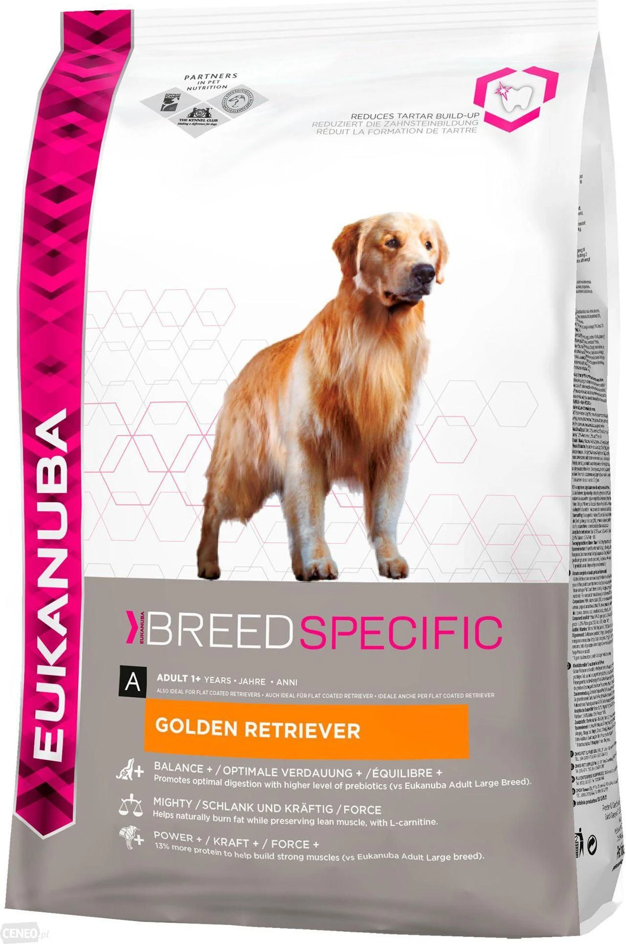 Eukanuba Adult Golden Retriever sausas maistas auksaplaukiams retriveriams 12kg